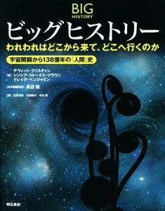 ビッグヒストリー われわれはどこから来て、どこへ行くのか　宇宙開闢から１３８億年の「人間」史／デヴィッド・クリスチャン(著者),シンシ