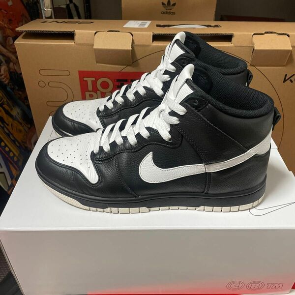 nike by you dunk high ナイキ バイユー ダンク 黒白 26cm