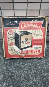 ビンテージ Coleman コールマン キャンプオーブン キャンプギア CampOven USA 折り畳み 激レア アウトドア キャンプ 