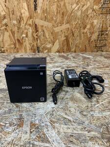 (6203) 現状品 EPSON レシートプリンター TM-m30 612 MODEL M335B エプソン ブラック 純正ACアダプター付属 店舗用 業務用 中古品