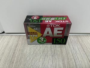 【未使用品】TDK カセットテープ AE 150 3巻 ノーマルポジション AE-150X3F 日本製 音楽録音用