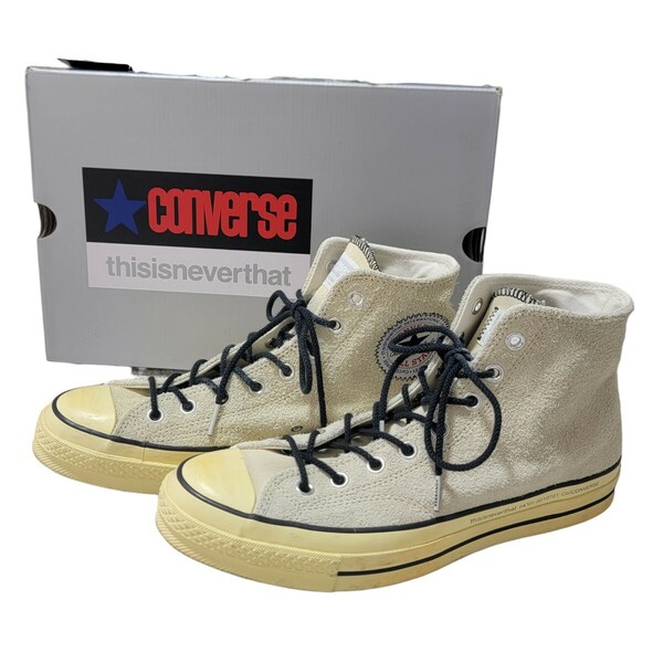 【美品】日本未発売 CONVERSE コンバース CT70 ディスイズネバーザット thisisneverthat スニーカー 28㎝ ハイカットスニーカー 箱付 