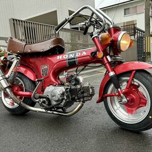 ホンダ ダックス70 ST70エンジンST70E車高短ワイド5.5j好調12vコンバート済検モンキーゴリラシャリーカブ好きにも全国発送可能の画像2