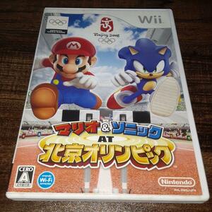 【送料4点まで230円】58【Wii】マリオ＆ソニック AT 北京オリンピック【動作確認済】