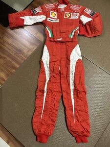 貴重 本物)2010 F1 スクーデリアフェラーリ　チーム支給品　レーシングスーツ メカニックスーツ PUMA