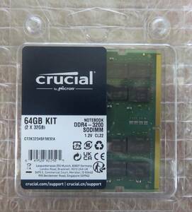 ◎新品 Crucial CT2K32G4SFD832A DDR4-3200 32GB×2 合計:64GB