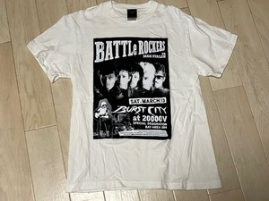 爆裂都市 BURST CITY Tシャツ MAD STALIN BATTLE ROCKERS Sサイズ　ホワイト