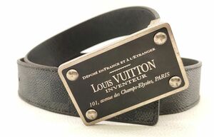 LOUIS VUITTON ベルト M9632/CA0153 グラフィット 90/35 ルイヴィトン◆3101/西伊場店