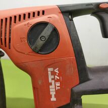 HILTI　TE7-A　充電式ロータリーハンマードリル　36V　充電器・充電池ｘ2 ◆3116/工具宮竹店_画像3