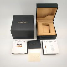 ブルガリブルガリ BB23SS クオーツ レディース 腕時計 ブラック文字盤 BVLGARI 箱付 電池交換済 SS QZ ◆3107/SBS通り店_画像8