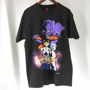 ギークスルール　半袖Tシャツ　サイズ L　エヴァンゲリオン　ブラック　メンズ　GEEKS RULE 15　古着　中古　◆3114/高洲店