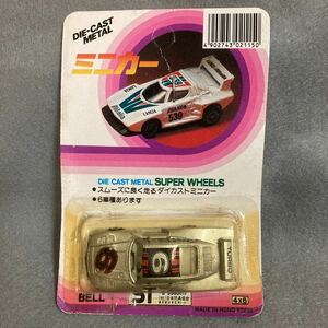 香港製 ベル玩具 ポルシェターボ ダイカストミニカー 1980年代 当時物 デッドストック