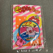 昭和レトロ おもしろ ひょうきんバッヂ 5個 1980年代 当時物 駄菓子屋_画像6