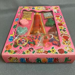 昭和レトロ おしゃれ手芸セット 当時物 未開封 リリアン 駄菓子屋 キャンディキャンディ レトロポップ ファンシー 宝石の画像5