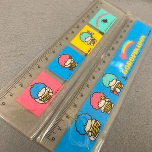 昭和レトロ ゴロピカドン 定規2枚 1983年 当時物 未使用品 サンリオ