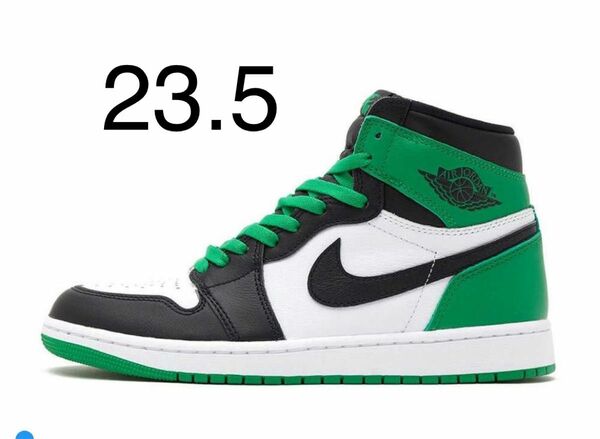 Jordan 1 High OG Black and Lucky Green