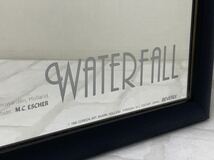 Y■ M.C.ESCHER マウリッツ・エッシャー 騙し絵 アートミラー WATERFALL 滝 アートフレーム 額装 壁掛け 鏡 インテリア CORDON ART _画像4