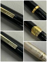 Y■ ペン先 18K 21K 万年筆 まとめ 5本 PILOT Elite PLATINUM Sailor パイロット セーラー 18金 21金 文房具 ペン 黒 ブラック 花柄_画像7