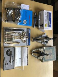  tool various set tie-rod end puller gear puller micrometer bearing separator 