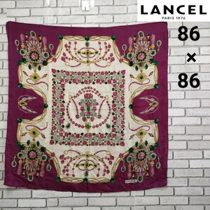 LANCEL（ランセル）大判スカーフ 86×86cm 美品