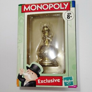 モノポリー ミニフィギュア 人形 トロフィー 金色 新品未開封 コレクション MONOPOLY 人生ゲーム ボードゲーム Hasbroの画像1