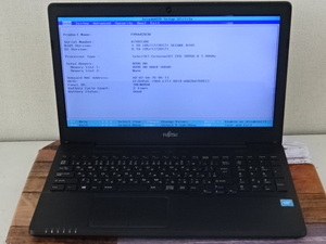 富士通 LIFEBOOK AH42/B3 Celeron 3865U 1.80GHz 4GB HDD欠品 管理K-26 