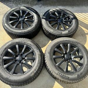 【中古 タイヤホイール4本セット】225/65R17 17インチ WEDS ホイール 17x7J スタッドレス おまけ