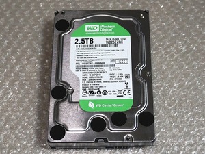 ■ ほぼ新品 使用時間 130H 2.5TB ハードディスク WD Green WD25EZRX SATA (6Gb/s)