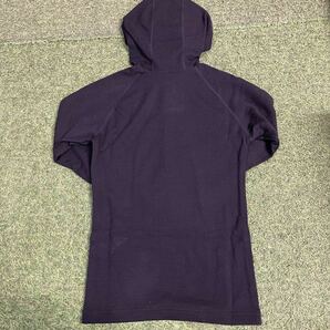 NA060-A52 yamatomichi 山と道 DF Mesh Merino Hoody Black UNISEX XSサイズ アウトドア 未使用 展示品 ウェアの画像3