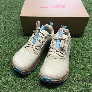 NA014 ALTRA アルトラ W LONE PEAK 7 US5.5 22.5cm トレイルランニングシューズ TAN アウトドア 未使用 展示品 靴