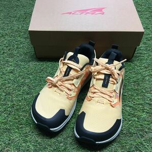 NA023 ALTRA アルトラ W LONE PEAK 7 US6 23.0cm トレイルランニングシューズ ORANGE アウトドア 未使用 展示品 靴