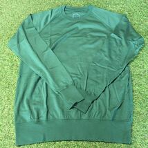 NA079-A49 yamatomichi 山と道 100%Merino Pullover Green UNISEX Mサイズ アウトドア ハイキング 未使用 展示品 ウェア_画像2