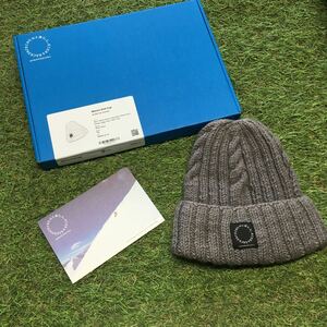 NA037-A36 yamatomici 山と道 Merino Knit Cap GRAY UNIRSEX S サイズ ニット帽 アウトドア 未使用 展示品 帽子