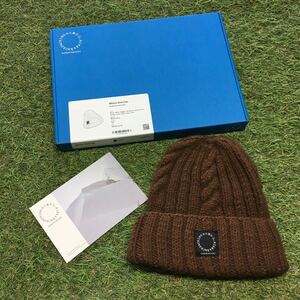 NA043-A36 yamatomici 山と道 Merino Knit Cap Brown UNIRSEX S サイズ ニット帽 アウトドア 未使用 展示品 帽子