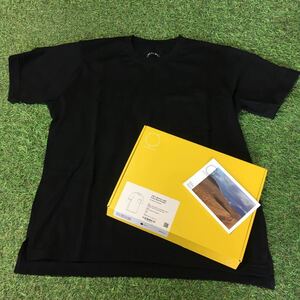 NA083-A49 yamatomichi 山と道 100%Merino Light Crew Neck Pocket Black UNISEX Mサイズ アウトドア ハイキング 未使用 展示品 ウェア