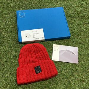 NA049-A41 yamatomici 山と道 Merino Knit Cap Red UNIRSEX Mサイズ ニット帽 アウトドア 未使用 展示品 帽子