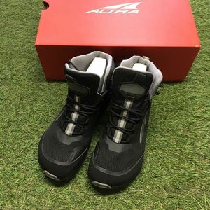 NA213 ALTRA アルトラ M LONE PEAK ALL-WTHR MID US9 27.0cm トレイルランニングシューズ BLACK アウトドア未使用 展示品 靴