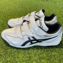 RK308 asics アシックス NEOREVIVE TR SFT144 野球 ソフトボール用トレーニングシューズ 27.5cm 汚れ有り 未使用 展示品 シューズ_画像3