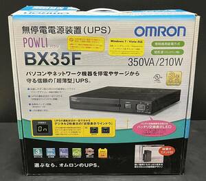 [ super-rare / unused storage goods ] dead stock OMRON BX35F Uninterruptible Power Supply Omron POWLI (UPS) 350VA/210W low power consumption 