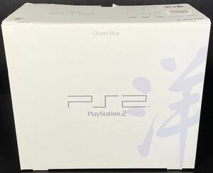 【限定カラー/未使用保管品】 SONY ソニー PlayStation2 SCPH-37000 L オーシャンブルー OCEAN BLUE プレイステーション2 プレステ2 PS2