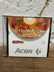 説明文必読直接手渡し対応可同梱発送可　1x〜12x Multi-Speed Gold CD-R 80 ACER 700MB 80