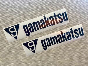 がまかつ gamakatsu カッティングステッカー 横幅30㎝2枚セット　g2 カッティングステッカー