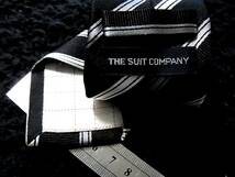 ☆☆№0549美品【超細ブランド本格ナロータイ】シルク100％・スーツカンパニー「ＴＨＥ ＳＵＩＴ ＣＯＭＰＡＮＹ」ネクタイ_画像3