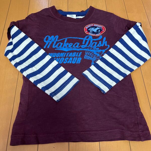 長袖Tシャツ ロンT×Tシャツ 2枚セット 重ね着
