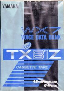 ◆ヤマハYAMAHA WX7 VOICE DATA BANK for TX81Z カセットテープ