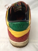 ＜レアスニーカー＞NIKE ナイキ 27.0cm DUNK LOW PREMIUM ご当地ダンク 福岡 山笠 323438-171/2008年製 ダンク ロー プレミアム US9 中古品_画像4