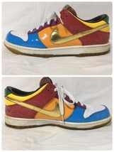 ＜レアスニーカー＞NIKE ナイキ 27.0cm DUNK LOW PREMIUM ご当地ダンク 福岡 山笠 323438-171/2008年製 ダンク ロー プレミアム US9 中古品_画像2