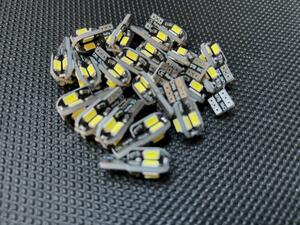 ★T10 T16 8SMD LEDバルブ 6000K 爆光ホワイトポジションナンバー灯 12V 左右セット 直視厳禁　20個セット