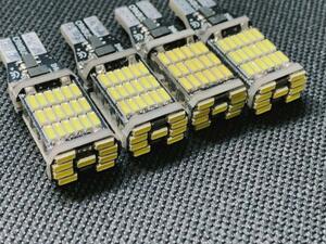 T16 T10 LED белый 45SMD 6000K подсветка номера прямой . строгий запрет 4 шт 