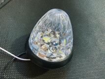 24V　ダイヤカットレンズマーカー 16LED 2個セット クリアー_画像5